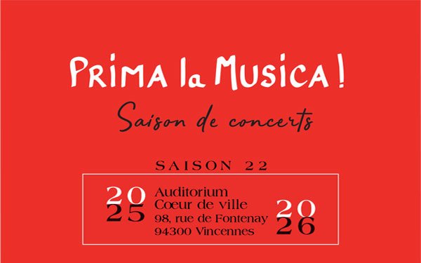 Programme de l'année 2025-2026